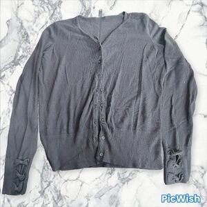 Jacob Charcoal Button-Up Cardigan